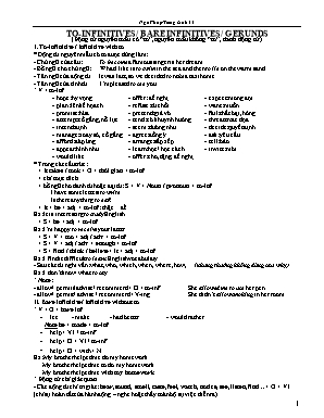 Ngữ pháp Tiếng Anh Khối 11